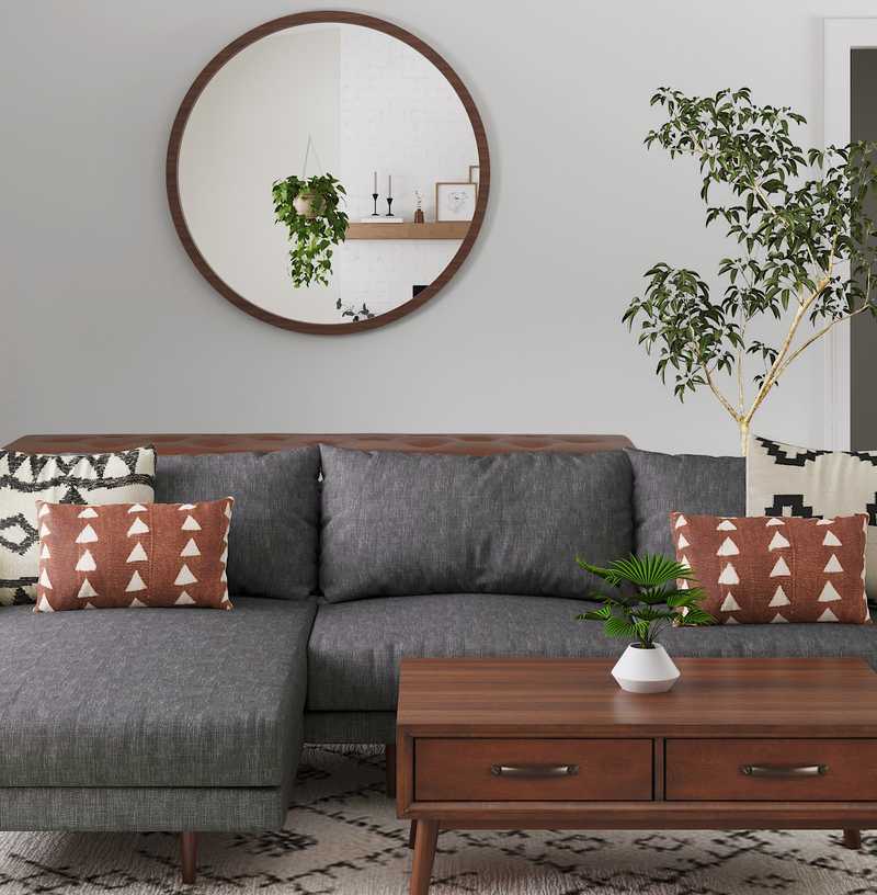 Modern, Classic, Transitional, Midcentury Modern, Scandinavian Living Room Design by Havenly Interior Designer Sarah