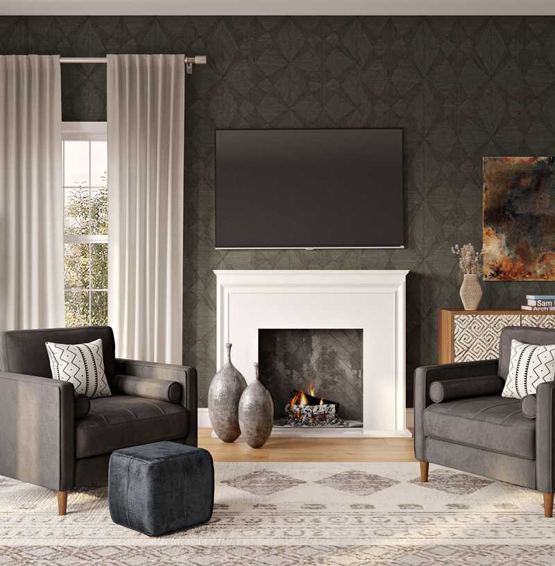 Modern Living Room Design by Havenly Interior Designer Megan