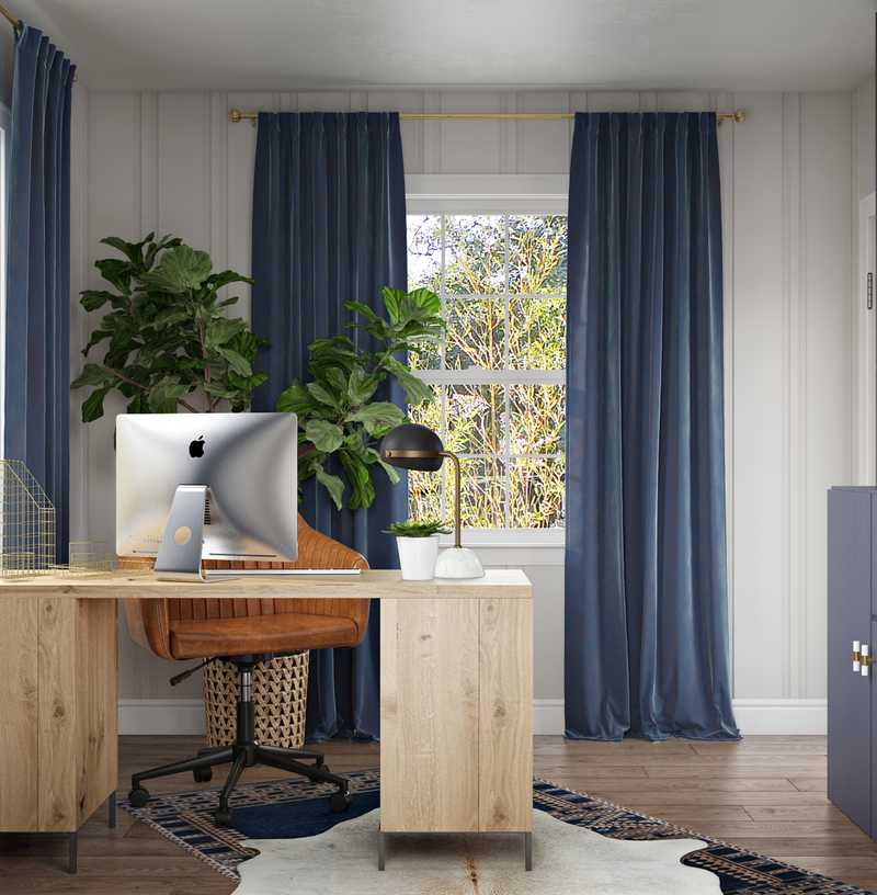 Modern, Minimal Office Design by Havenly Interior Designer Shameika
