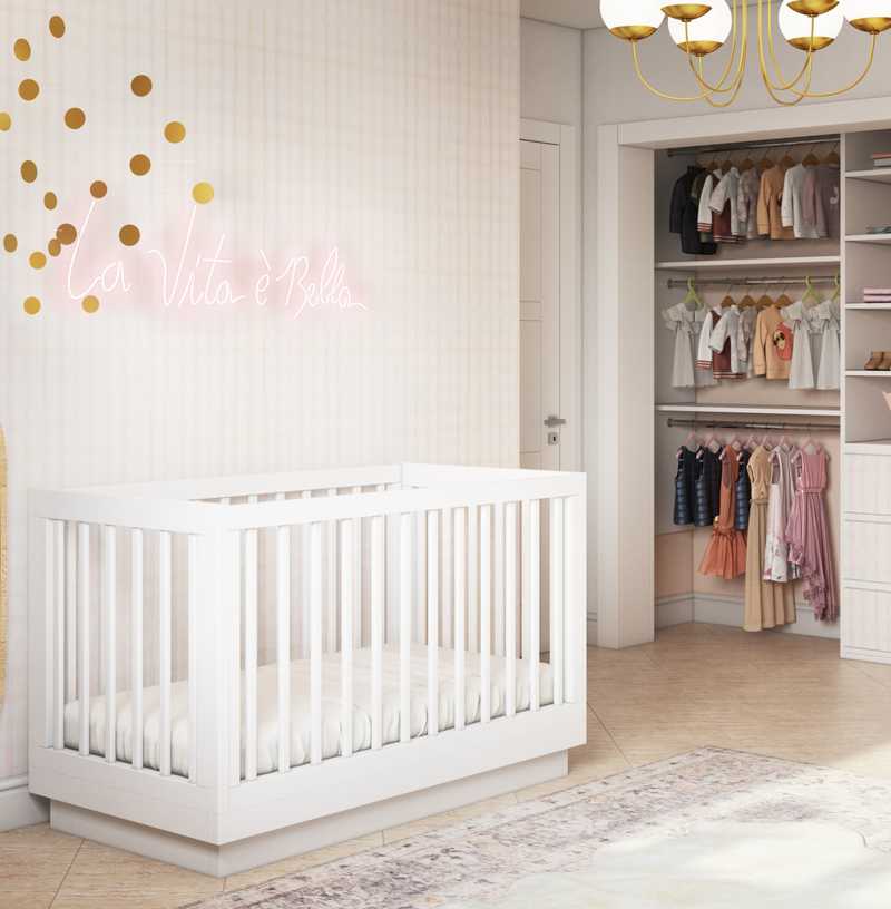 Contemporary, Modern, Eclectic Nursery Design by Havenly Interior Designer Matthew