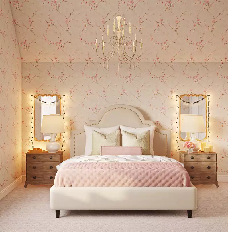 Traditional, Vintage Bedroom Design by Havenly Interior Designer Erin