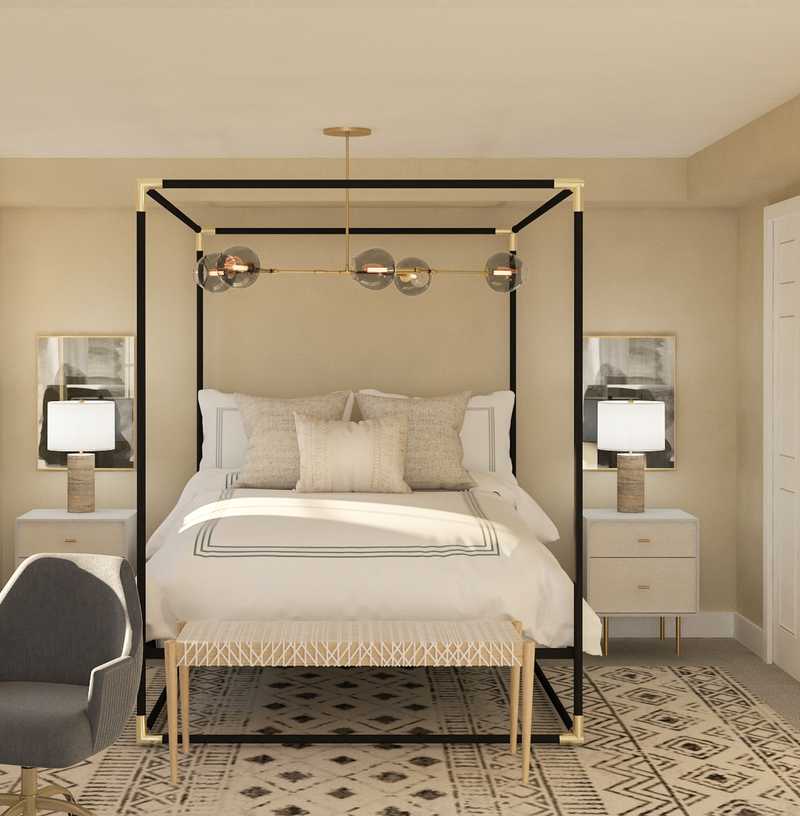 Industrial Bedroom Design by Havenly Interior Designer Paige