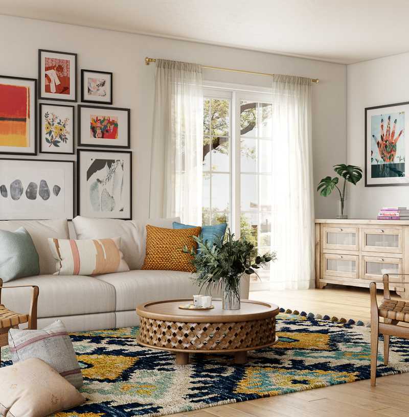 Contemporary, Modern, Bohemian Design by Havenly Interior Designer Havenly