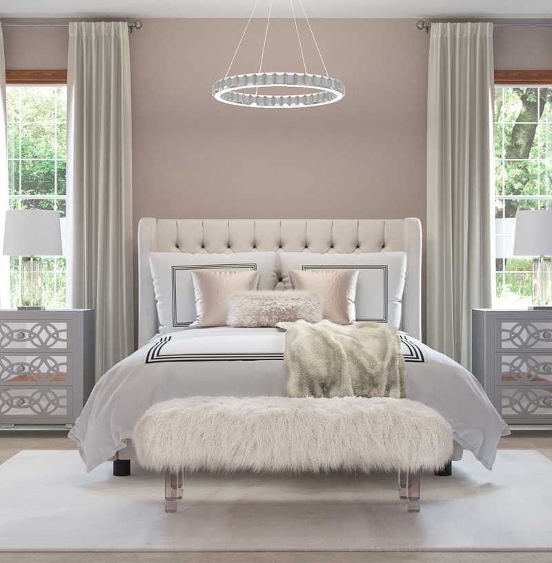 Contemporary, Glam, Transitional Bedroom Design by Havenly Interior Designer Libby