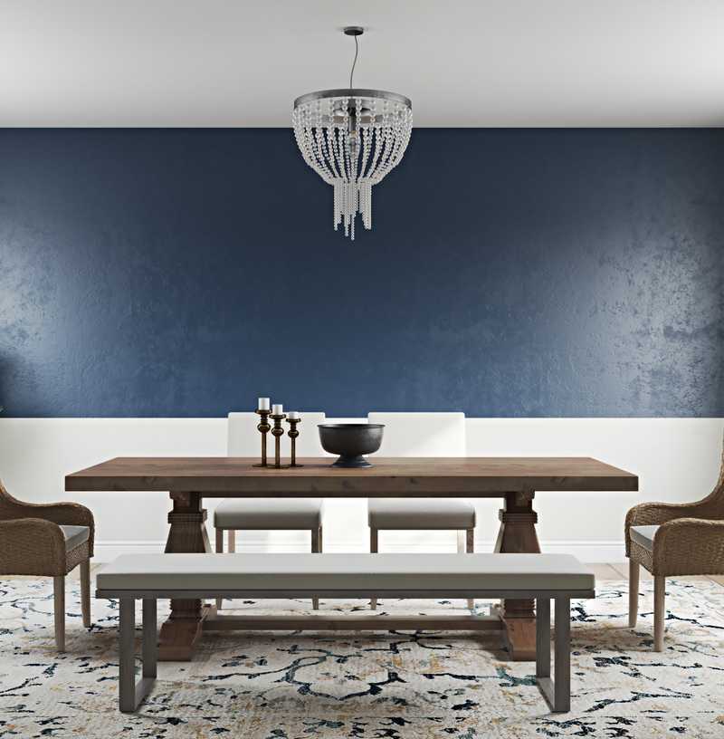 Farmhouse Dining Room Design by Havenly Interior Designer Laura