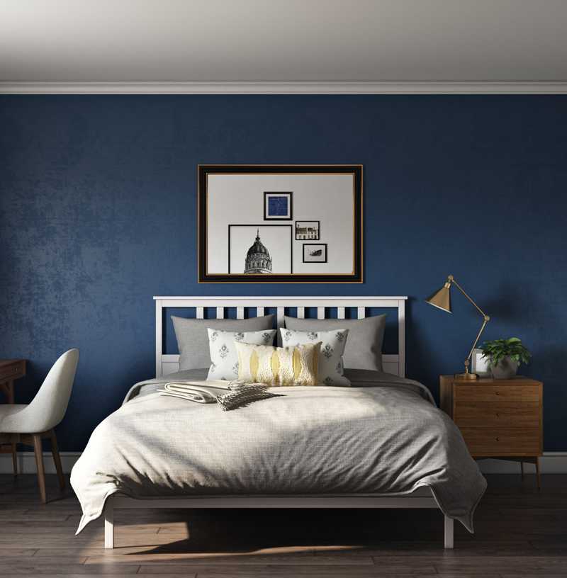 Eclectic, Midcentury Modern, Scandinavian Bedroom Design by Havenly Interior Designer Natalie