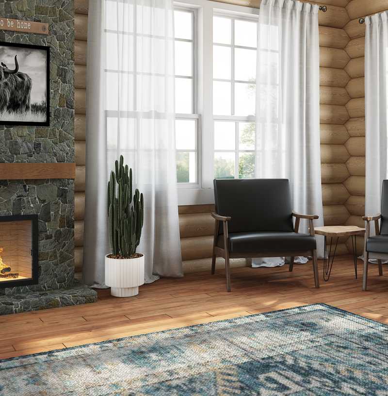 Country Living Room Design by Havenly Interior Designer Regina