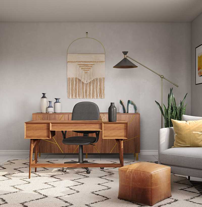 Modern Office Design by Havenly Interior Designer Alexandra