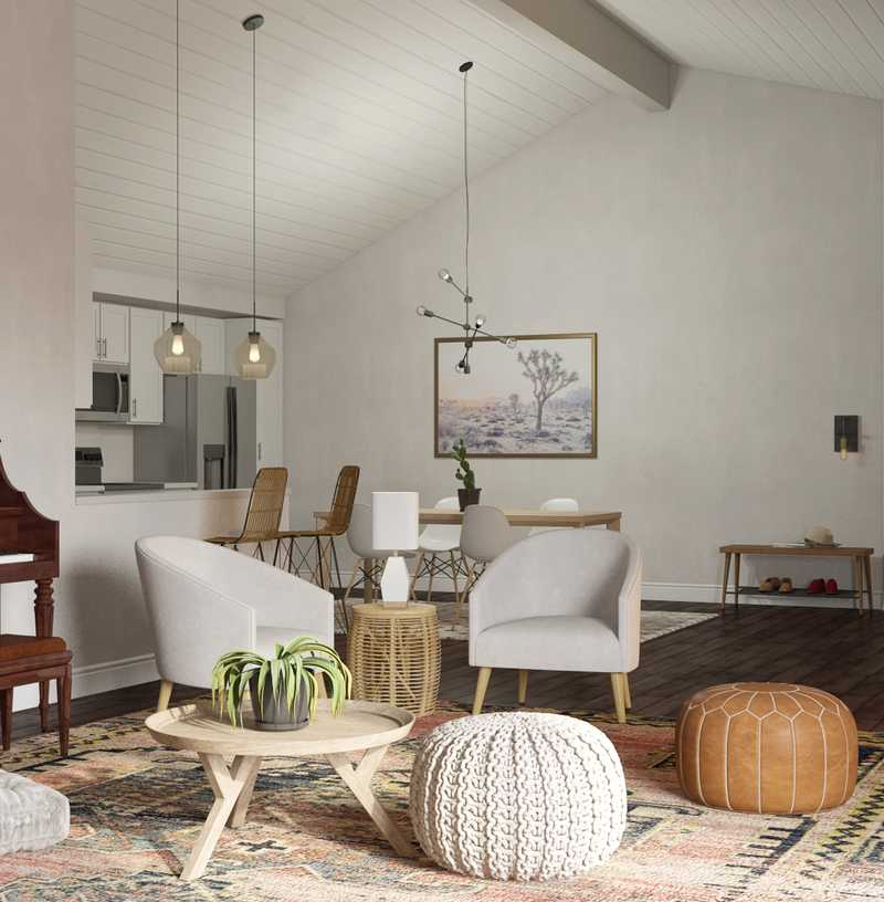 Classic, Minimal Living Room Design by Havenly Interior Designer Sydney
