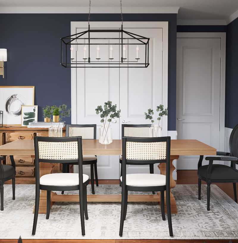 Classic, Farmhouse, Classic Contemporary Dining Room Design by Havenly Interior Designer Nicolle