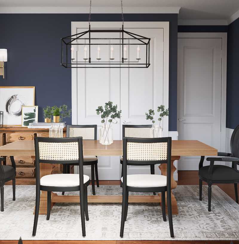 Classic, Farmhouse, Classic Contemporary Dining Room Design by Havenly Interior Designer Nicolle