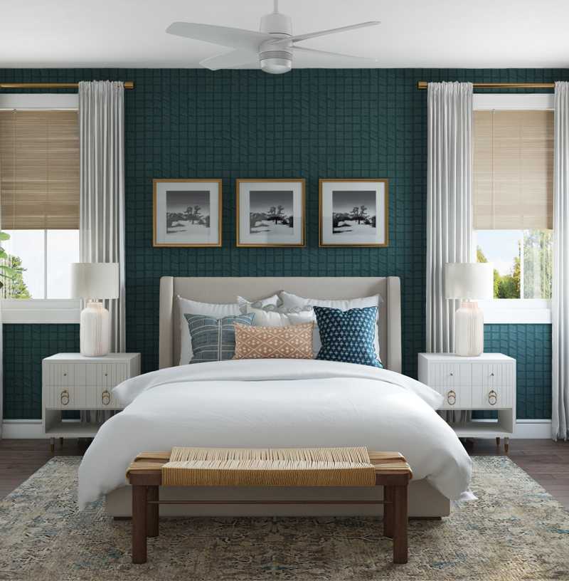 Eclectic, Traditional Bedroom Design by Havenly Interior Designer Natalie