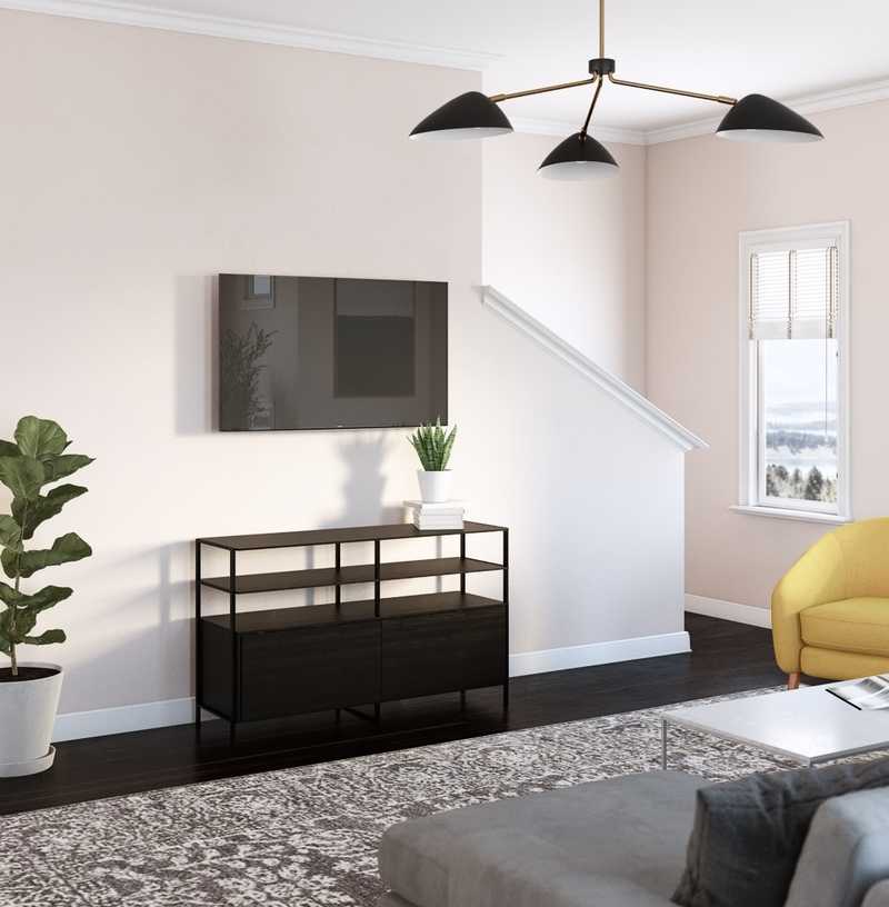 Scandinavian Living Room Design by Havenly Interior Designer Jessica