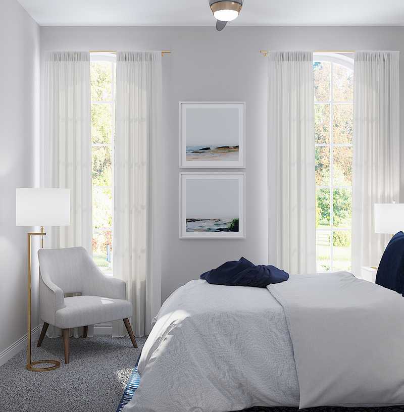Glam, Transitional Bedroom Design by Havenly Interior Designer Tatiana