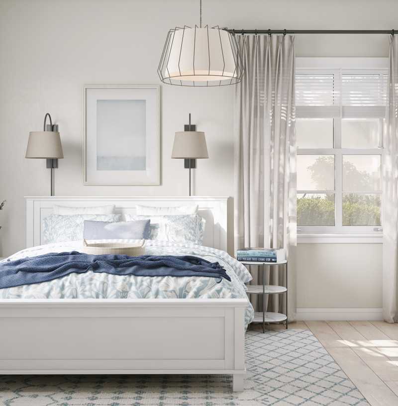 Modern, Classic, Coastal Bedroom Design by Havenly Interior Designer Amanda