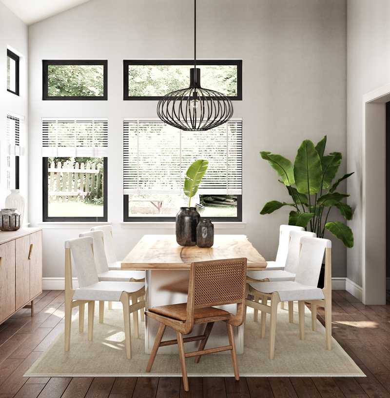 Contemporary, Modern Dining Room Design by Havenly Interior Designer Sophia