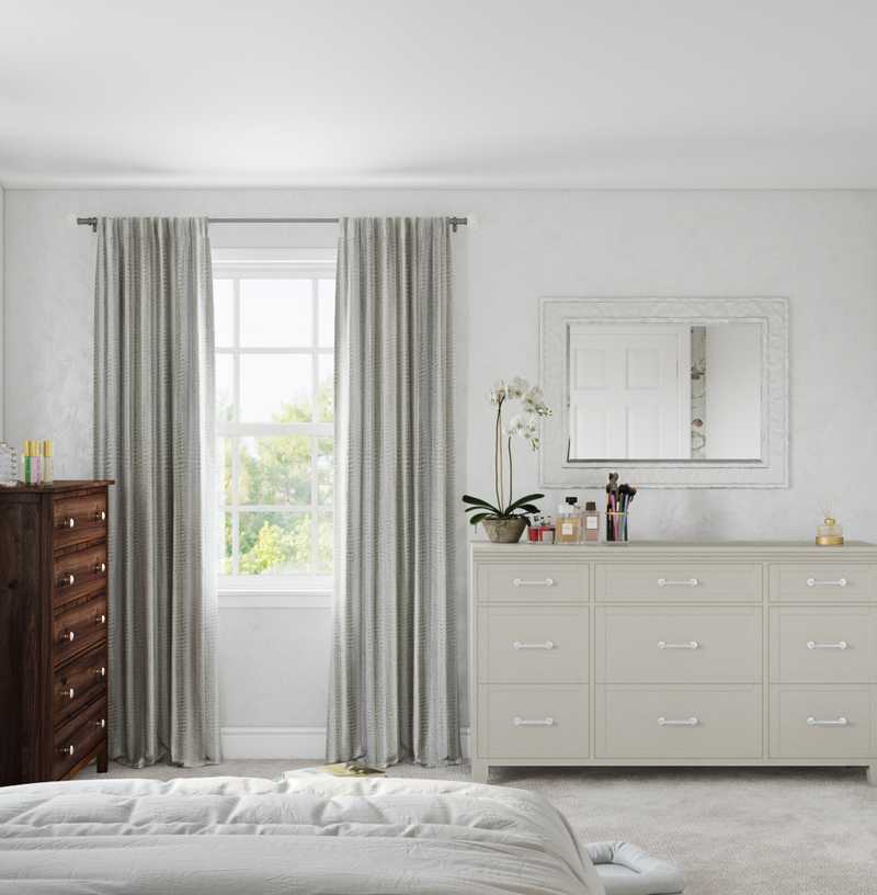 Transitional, Classic Contemporary Bedroom Design by Havenly Interior Designer Hanna