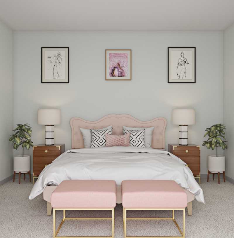 Modern, Eclectic, Bohemian Bedroom Design by Havenly Interior Designer Brady