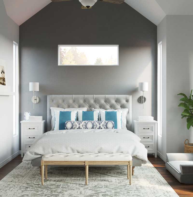 Contemporary, Coastal Bedroom Design by Havenly Interior Designer Dani