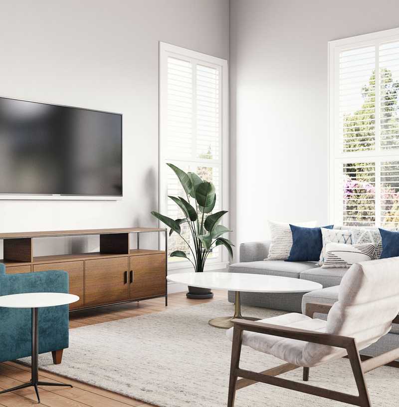 Modern, Transitional, Scandinavian Living Room Design by Havenly Interior Designer Sonia