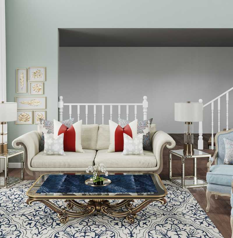 Classic Living Room Design by Havenly Interior Designer Tracie