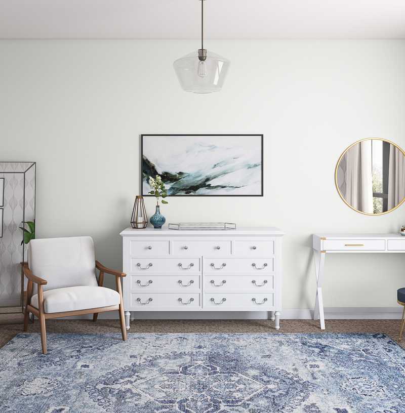 Contemporary, Glam, Traditional Bedroom Design by Havenly Interior Designer Melissa