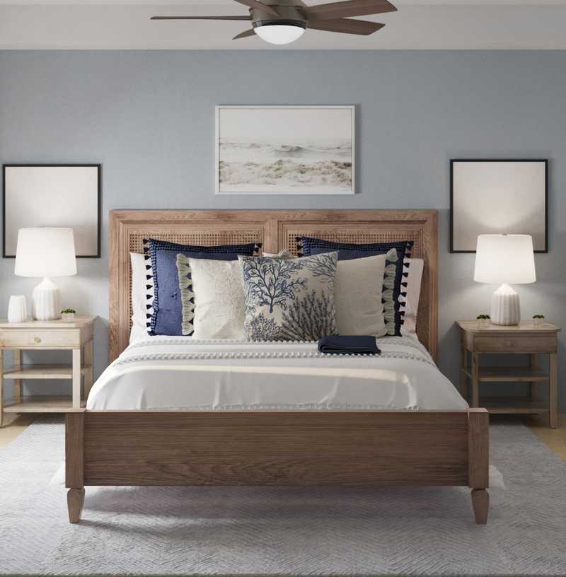 Coastal Bedroom Design by Havenly Interior Designer Laura