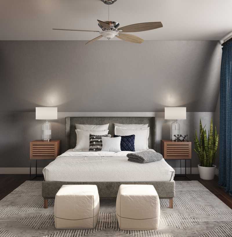 Modern, Transitional Bedroom Design by Havenly Interior Designer Camille