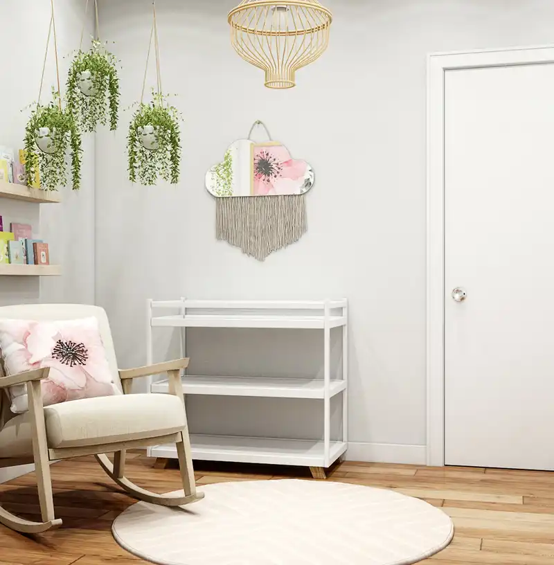 Modern, Midcentury Modern, Scandinavian Nursery Design by Havenly Interior Designer Kathy