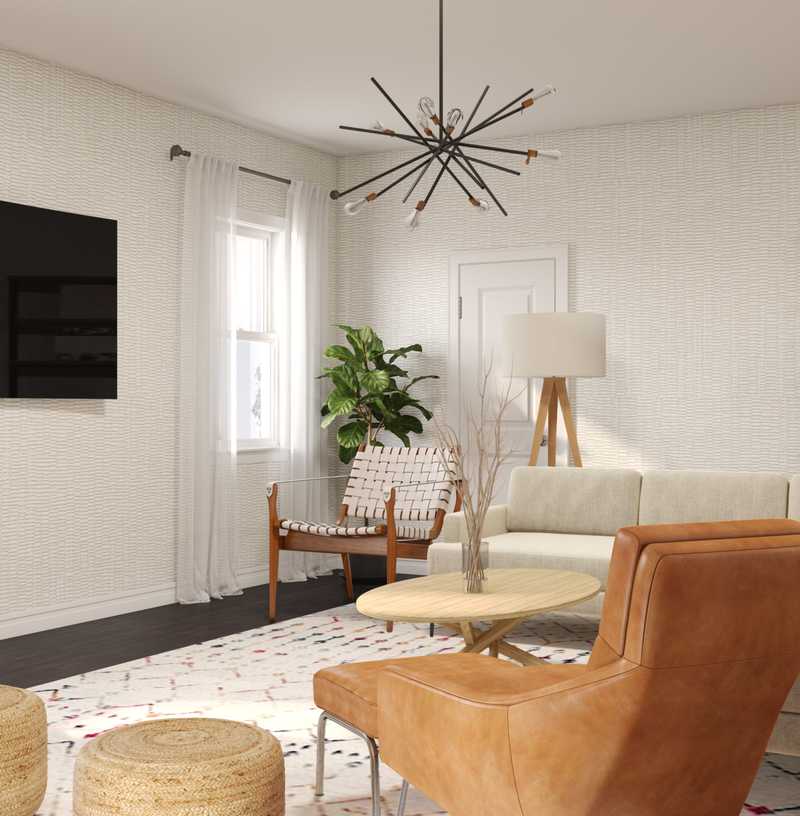 Scandinavian Living Room Design by Havenly Interior Designer Asia