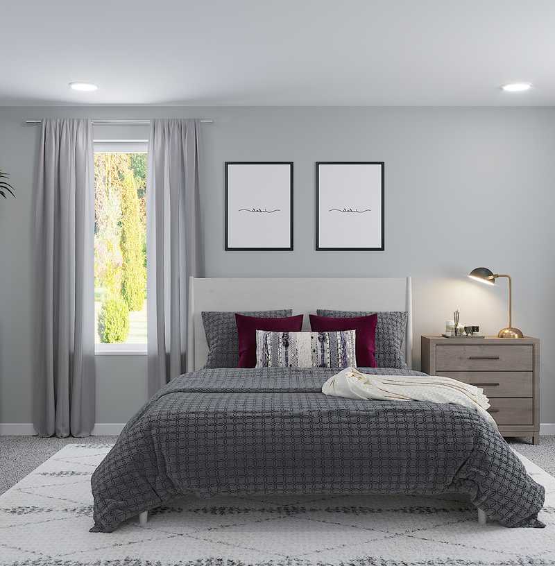 Eclectic, Midcentury Modern Bedroom Design by Havenly Interior Designer Seireen