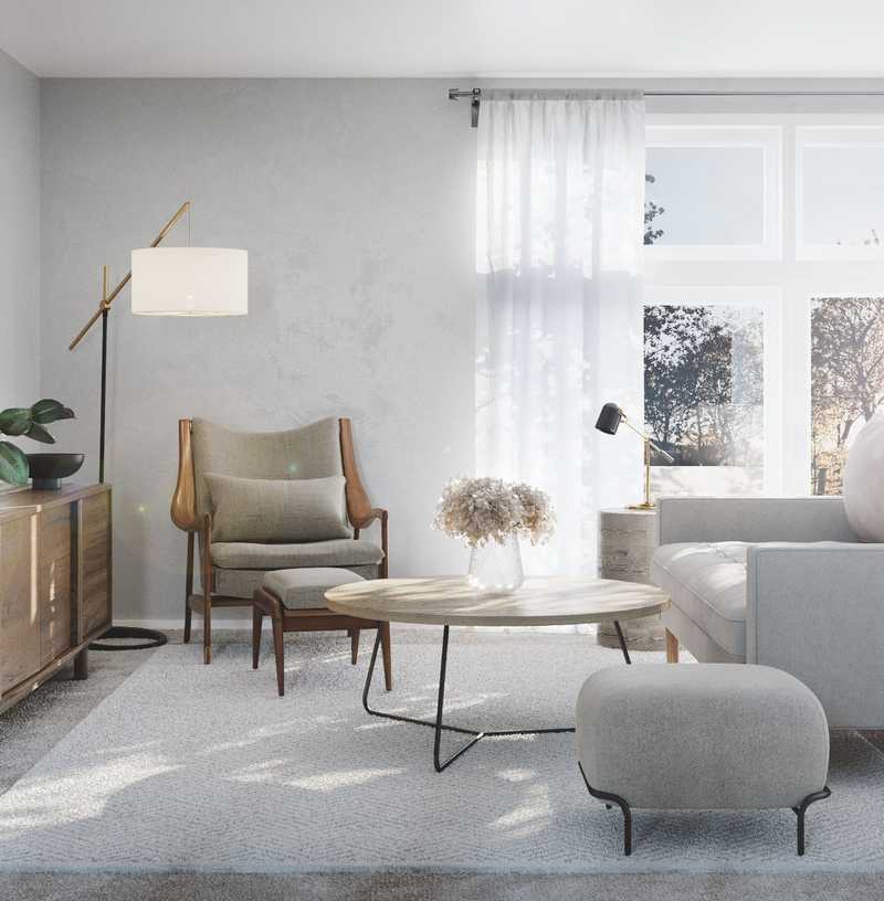 Contemporary, Modern, Minimal Office Design by Havenly Interior Designer Gonzalo