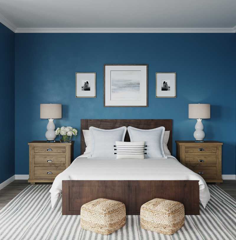 Coastal Bedroom Design by Havenly Interior Designer Laura