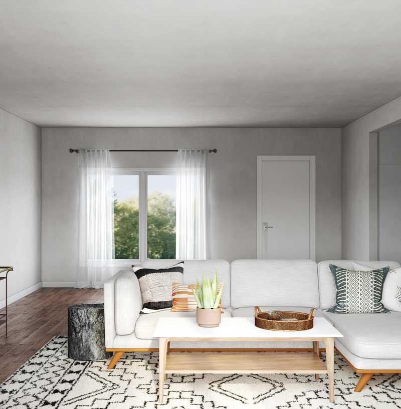 Eclectic, Bohemian Living Room Design by Havenly Interior Designer Wendy