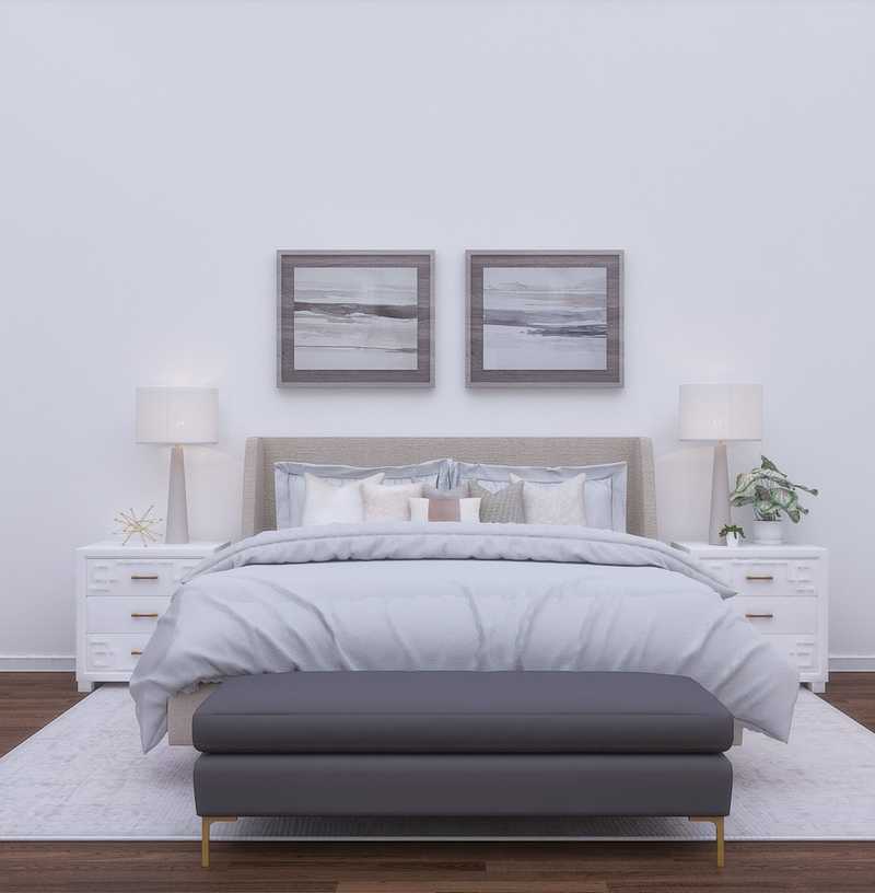 Contemporary, Glam, Traditional, Farmhouse Bedroom Design by Havenly Interior Designer Nina