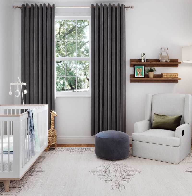 Eclectic, Midcentury Modern Nursery Design by Havenly Interior Designer Michelle