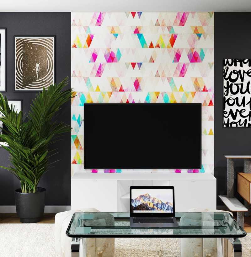 Modern Living Room Design by Havenly Interior Designer Marie