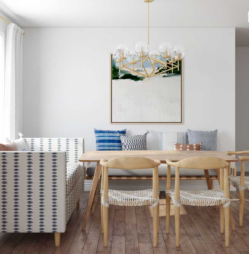 Bohemian, Glam Dining Room Design by Havenly Interior Designer Stephanie