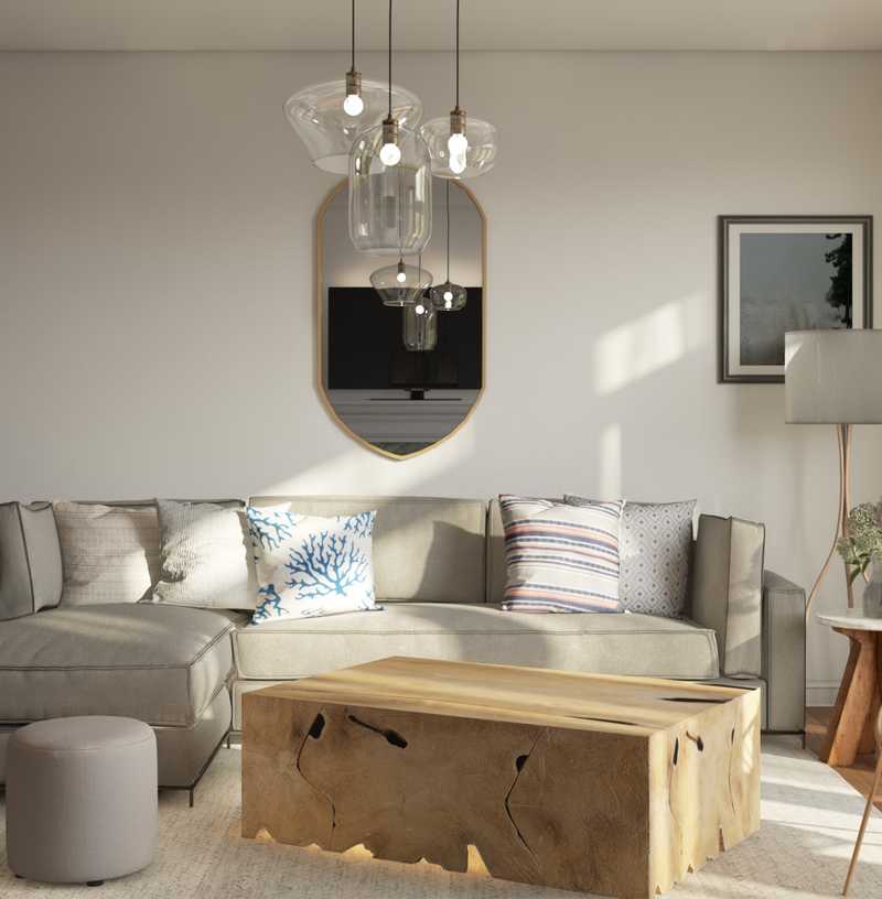 Modern, Glam Living Room Design by Havenly Interior Designer Jeannette