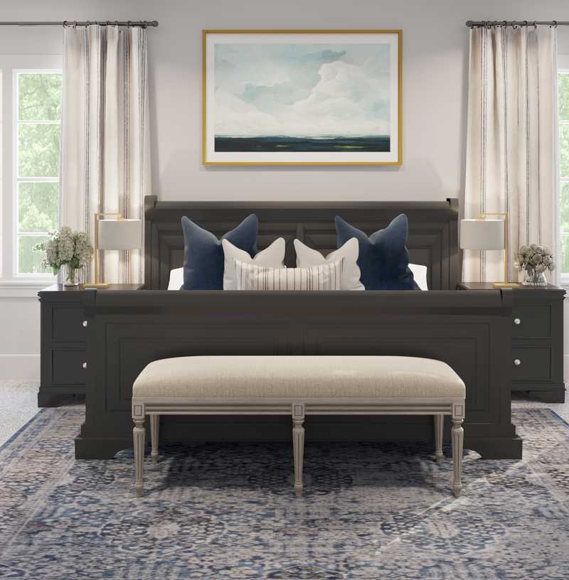 Contemporary, Modern, Classic Bedroom Design by Havenly Interior Designer Stephanie