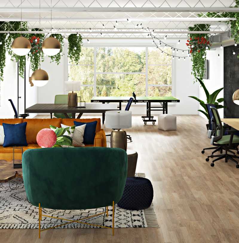 Modern, Glam Office Design by Havenly Interior Designer Sydney