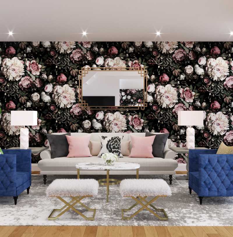 Contemporary, Modern, Transitional Living Room Design by Havenly Interior Designer Dani