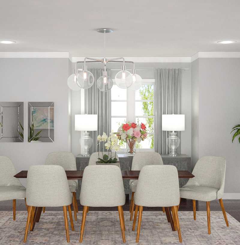 Contemporary, Traditional Dining Room Design by Havenly Interior Designer Levi