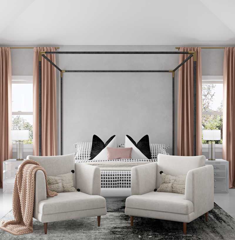 Modern, Glam Bedroom Design by Havenly Interior Designer Angela
