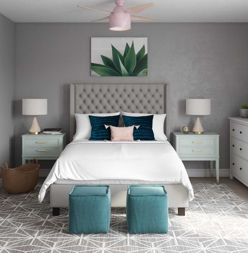 Bohemian Bedroom Design by Havenly Interior Designer Kelly