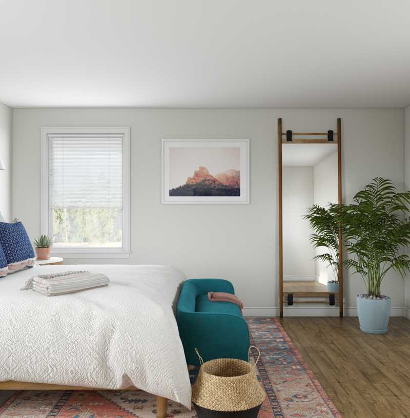 Modern, Eclectic, Bohemian Bedroom Design by Havenly Interior Designer Hayley