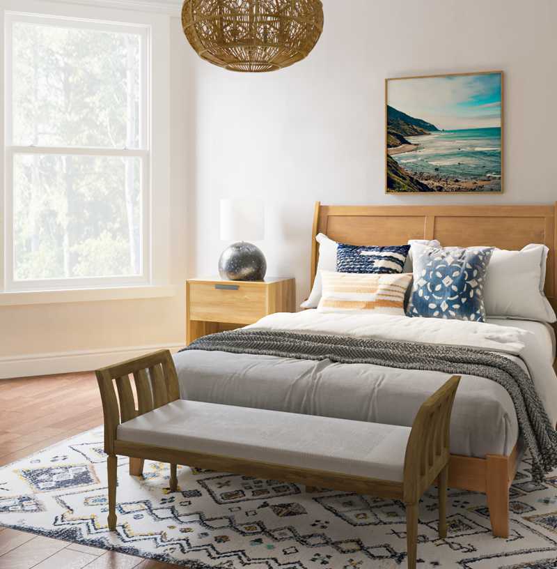Eclectic, Bohemian Bedroom Design by Havenly Interior Designer Isabella