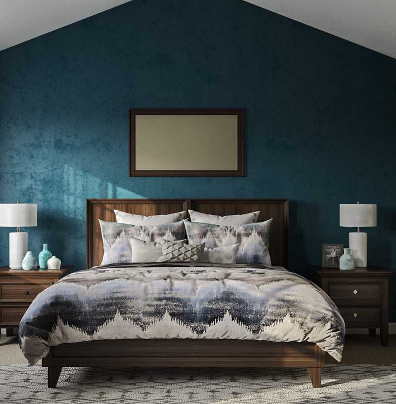 Contemporary, Modern, Transitional Bedroom Design by Havenly Interior Designer Nichole