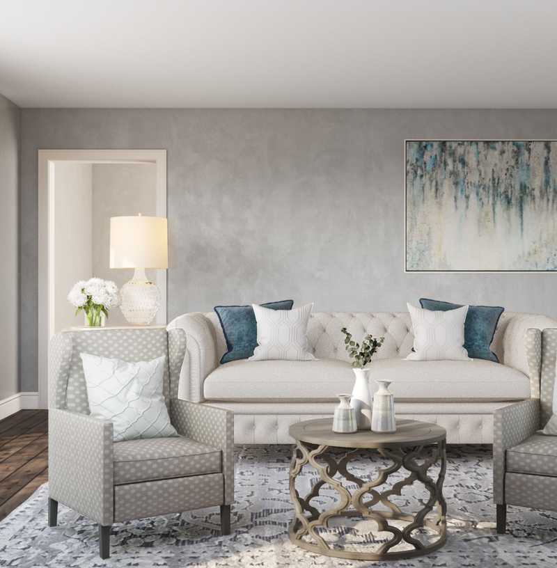 Classic Living Room Design by Havenly Interior Designer Meredith