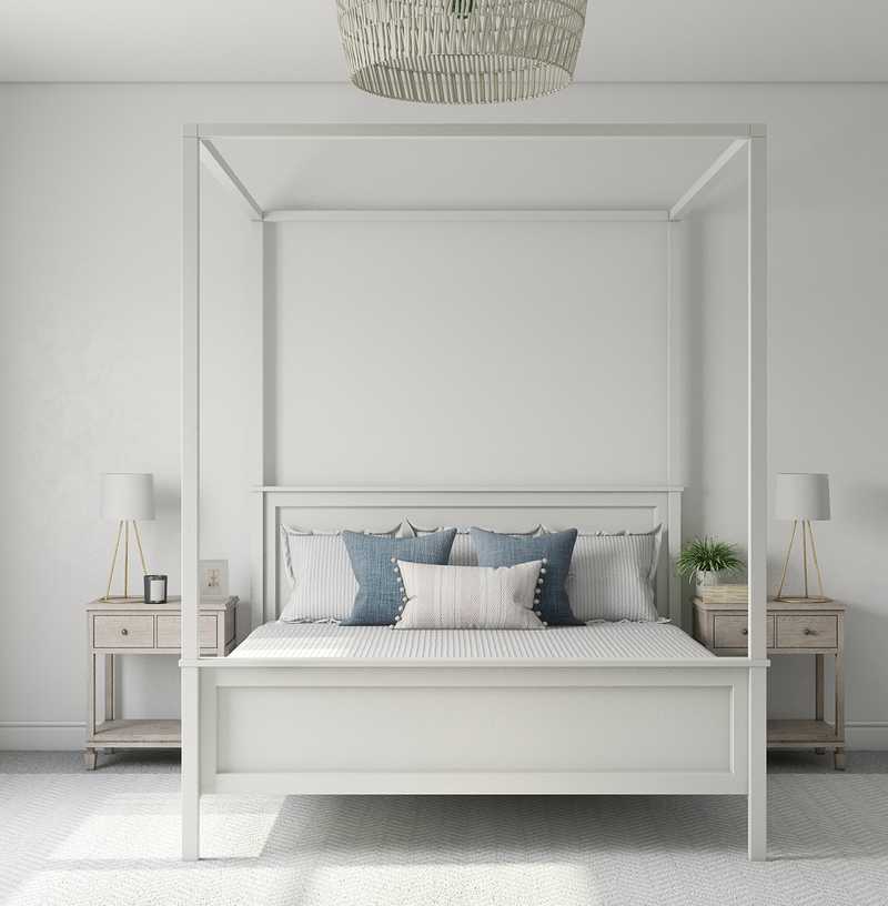 Coastal, Traditional, Farmhouse Bedroom Design by Havenly Interior Designer Nichole